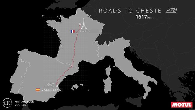 Paris to #ValenciaGP MotoGP