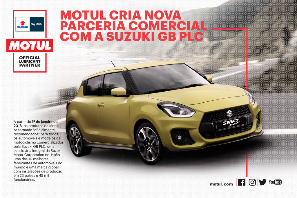 A Motul em uma nova parceria com a Suzuki GB PLC