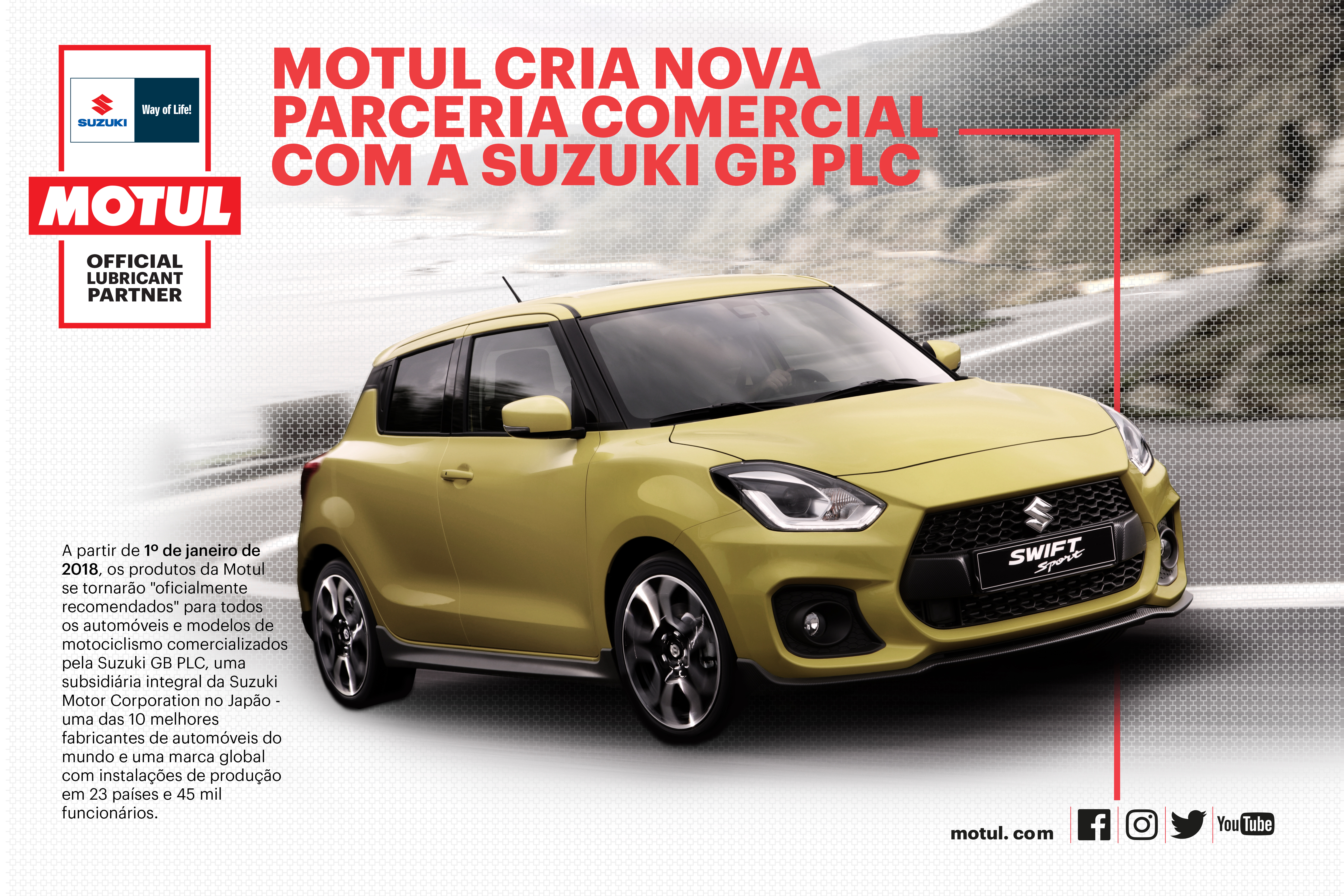 A Motul em uma nova parceria com a Suzuki GB PLC