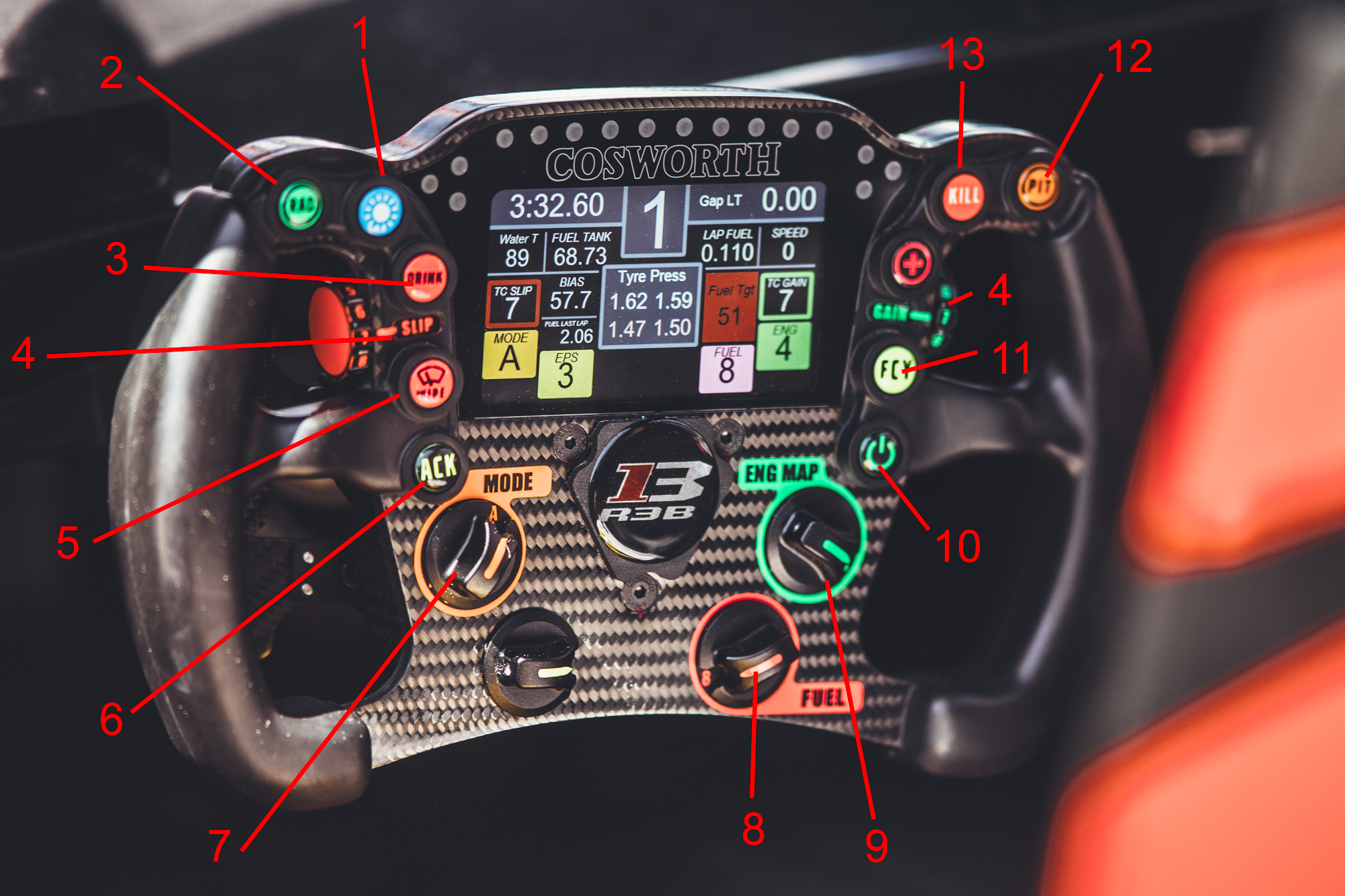 THE REBELLION STEERING WHEEL