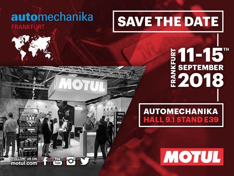 Motul lanzará un nuevo producto de la línea híbrido con el concepto Garage, en Automechanika 2018.