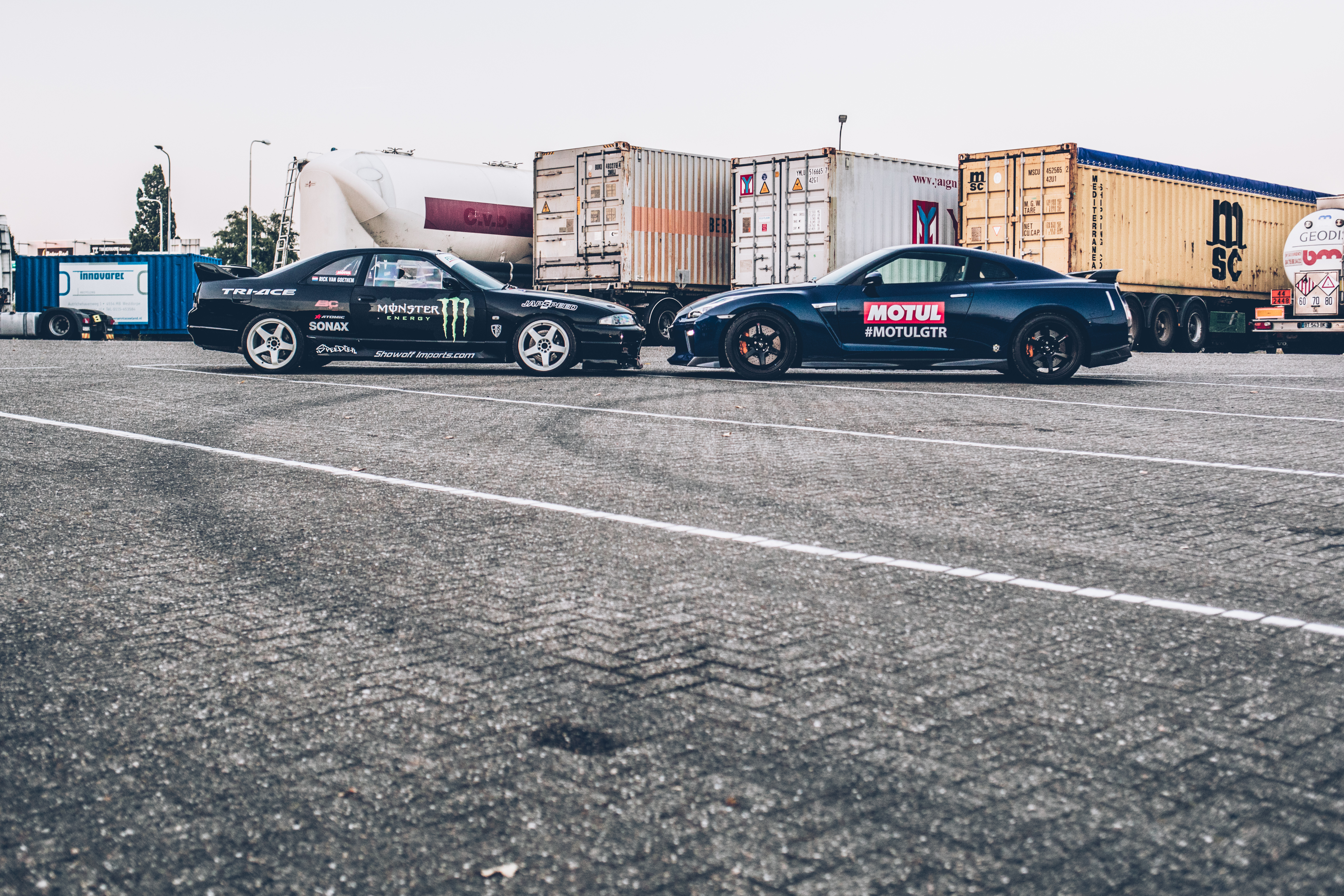 GT-R versus GT-R: Drifter Rick Van Goethem meets the #MotulGTR