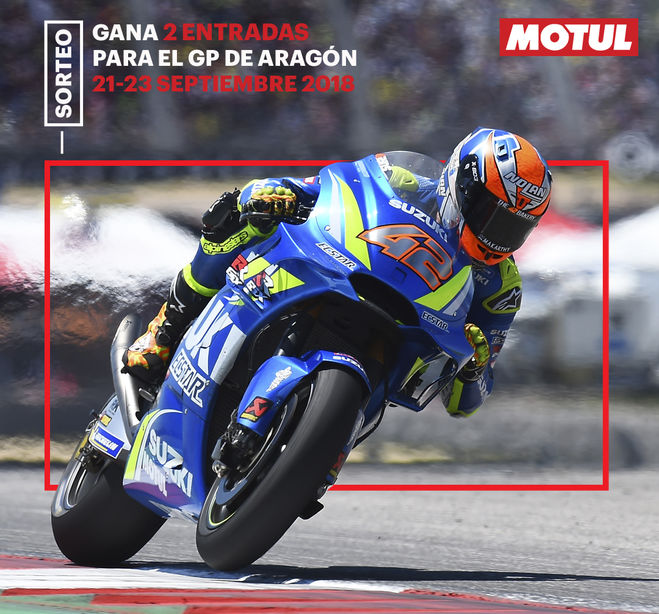 GANA 2 ENTRADAS PARA EL GRAN PREMIO DE MOTOGP DE ARAGÓN 2018