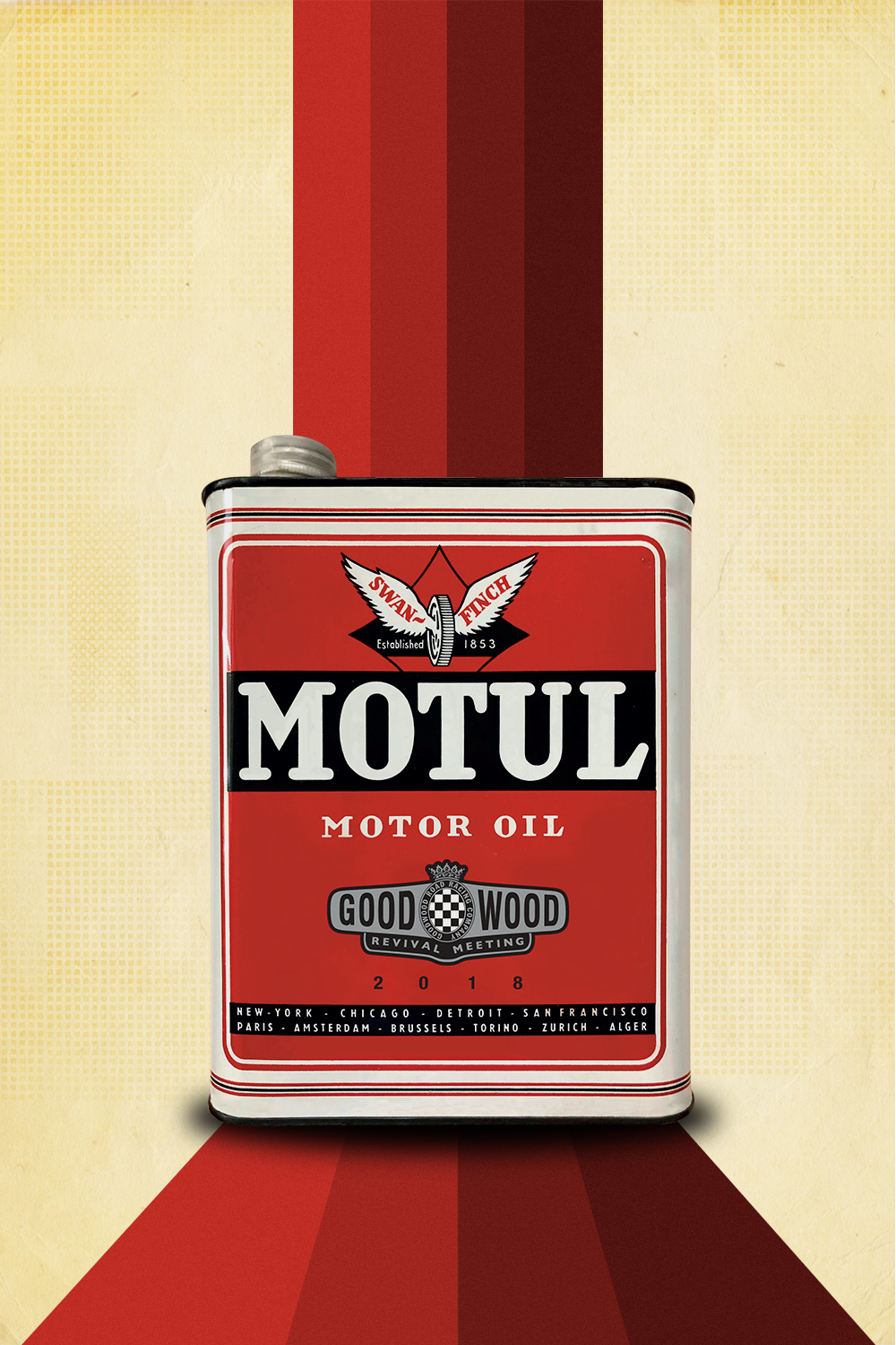 Special Limited Edition Motul can to be launched at Goodwood Revival