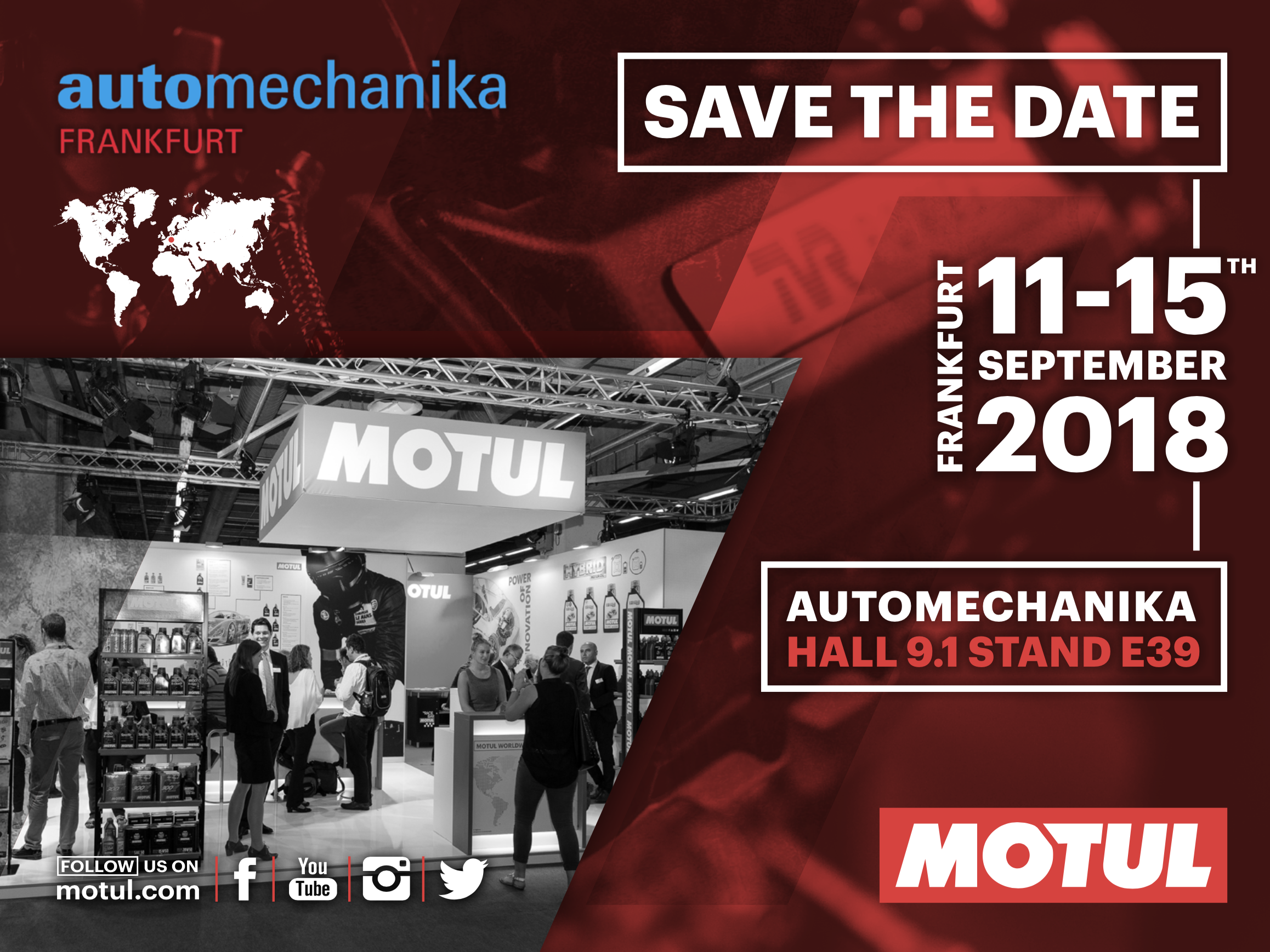 MOTUL презентує нову концепцію Garage Concept і новий продукт серії Hybrid на AUTOMECHANIKA 2018
