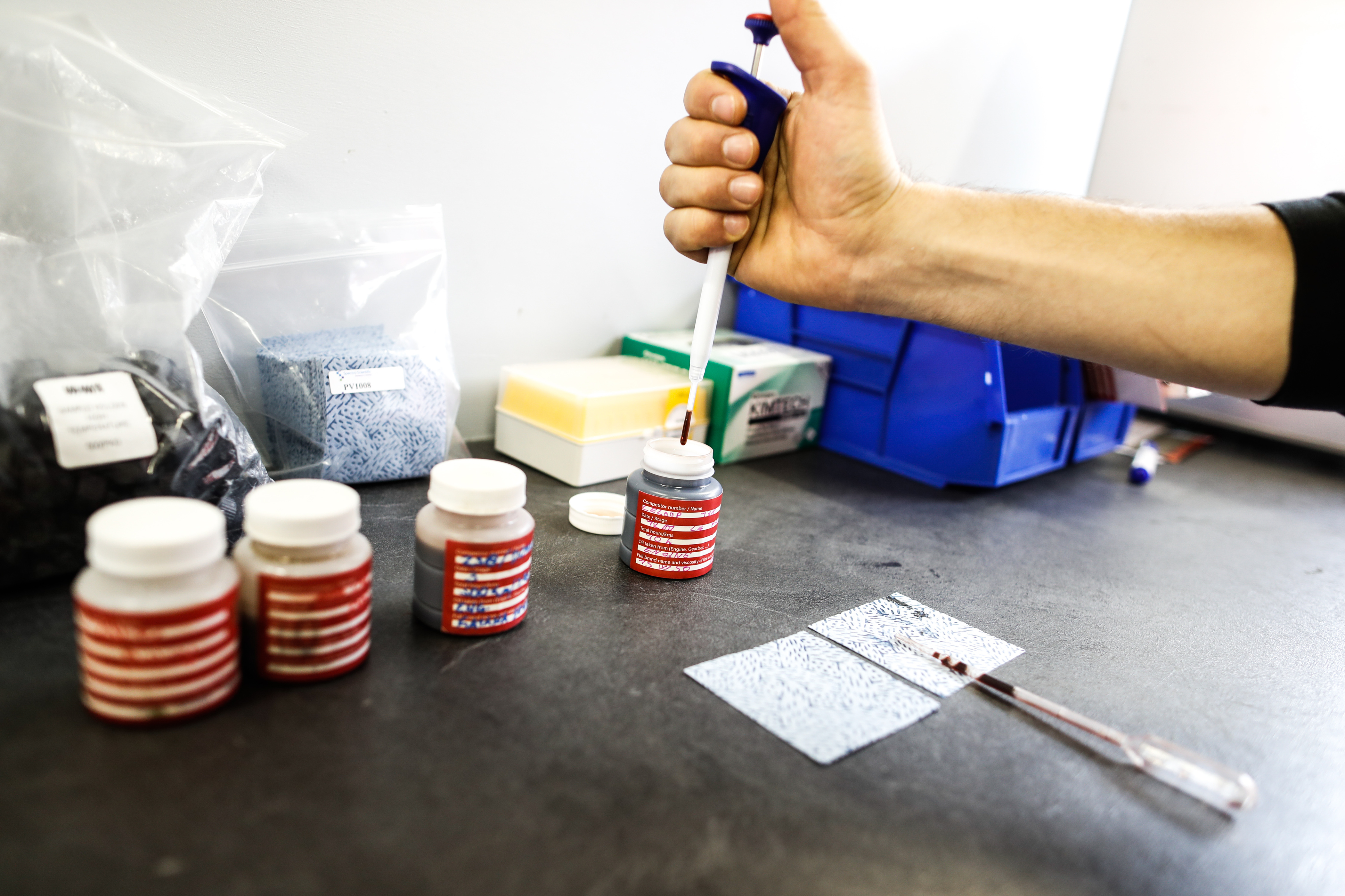 THE MOTUL LAB: TESTING THE OIL OF AN ENGINE IS LIKE ANALYSING SOMEONE’S BLOOD