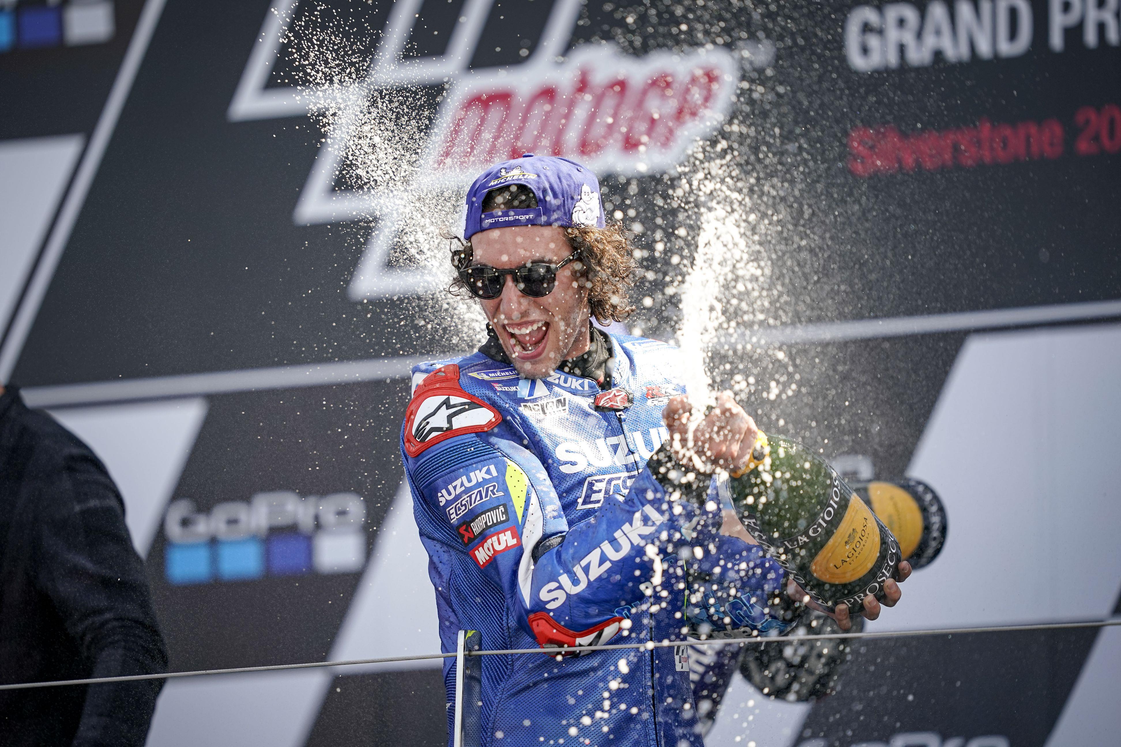 Rins sets MotoGP’s British round alight!