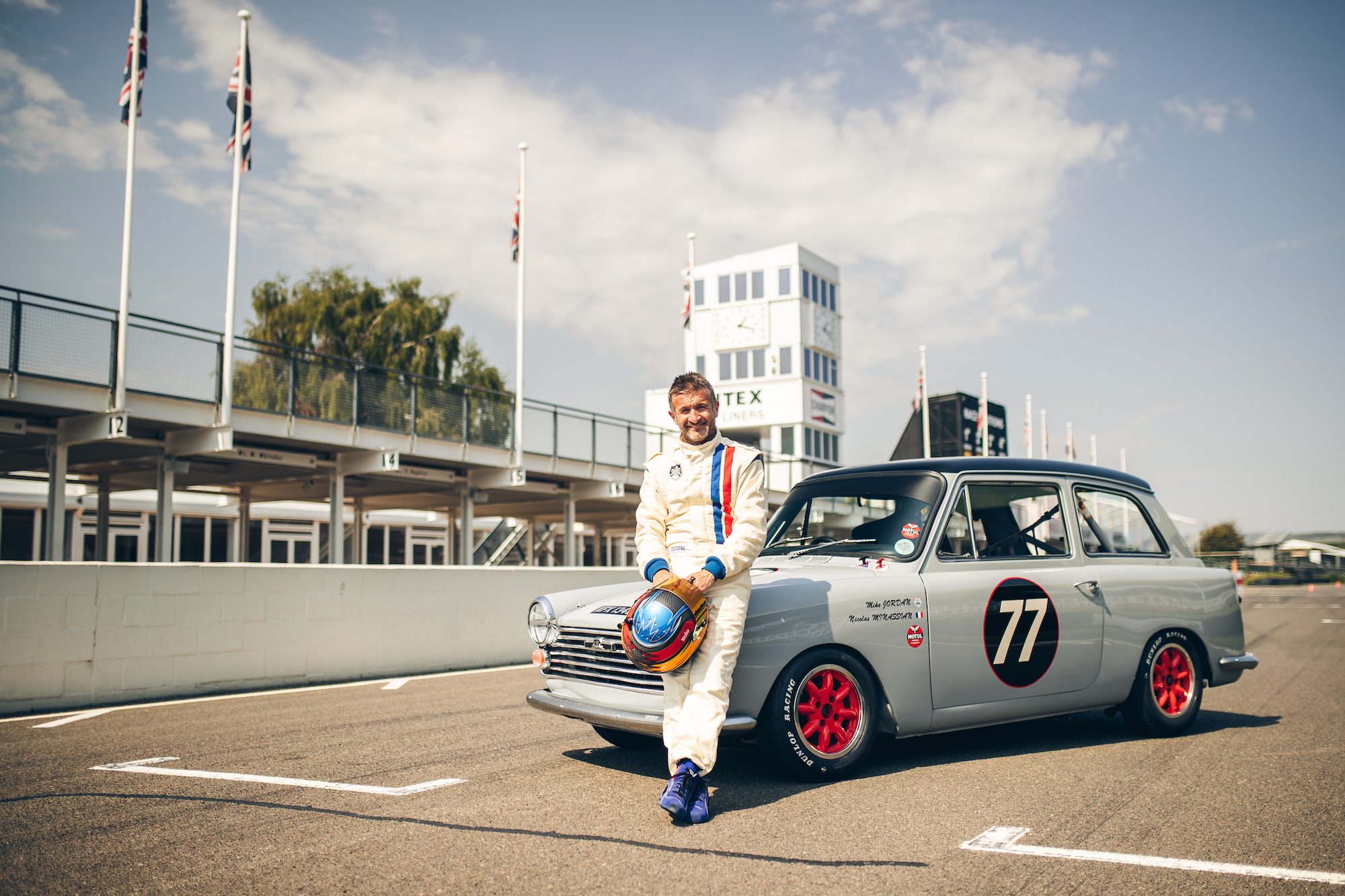 JRT racing will be defending Motul's colors at the Goodwood Revival