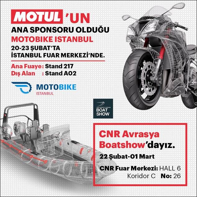 Motul Şubat Ayındaki Fuarlarda Kullanıcılarla Buluşacak