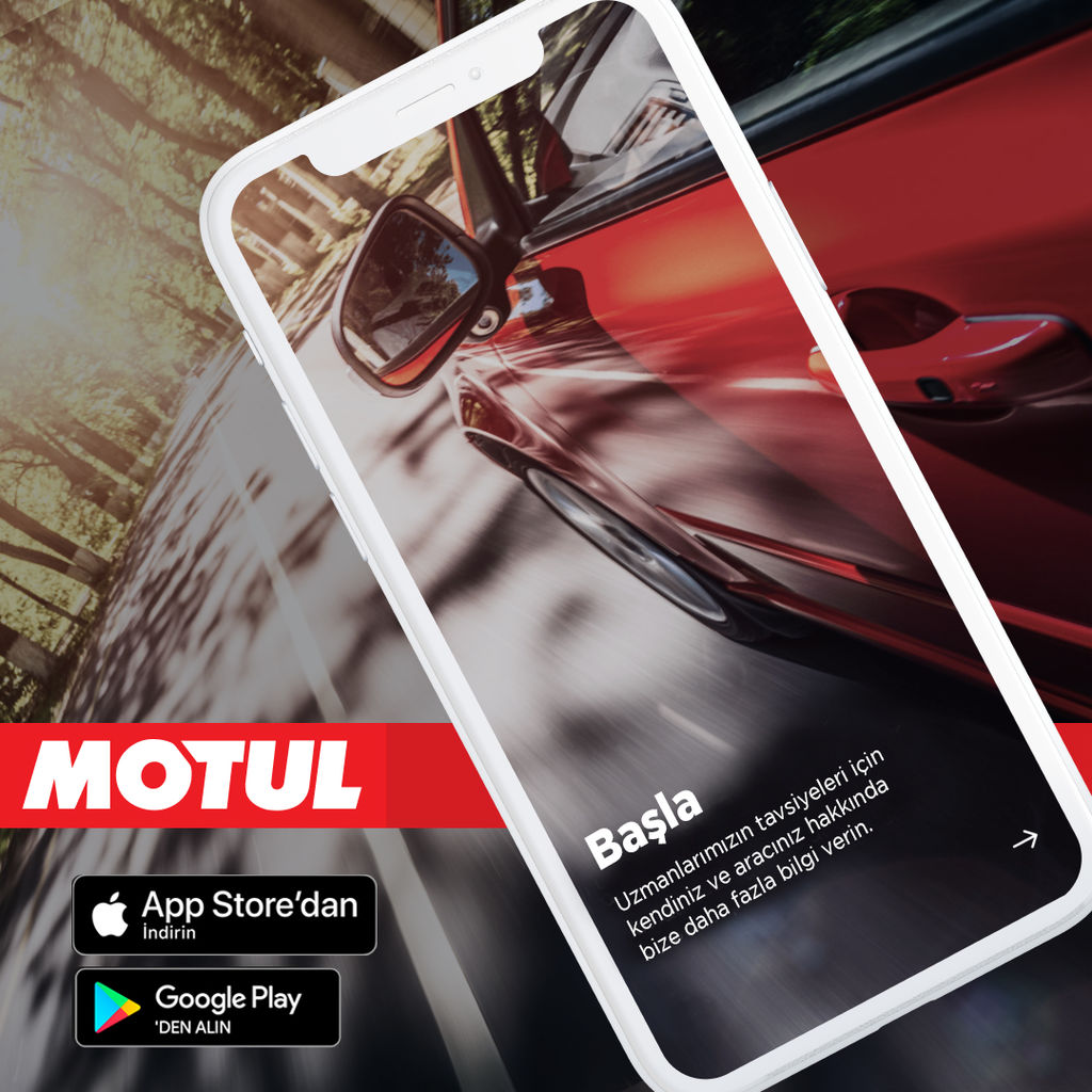 MOTUL’ÜN YENİ MOBİL UYGULAMASI CEBİNİZDE!