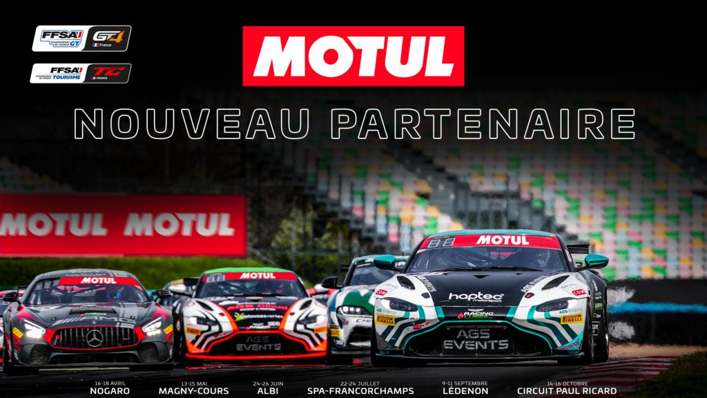 Motul partenaire du Championnat de France FFSA GT et FFSA Tourisme en 2022
