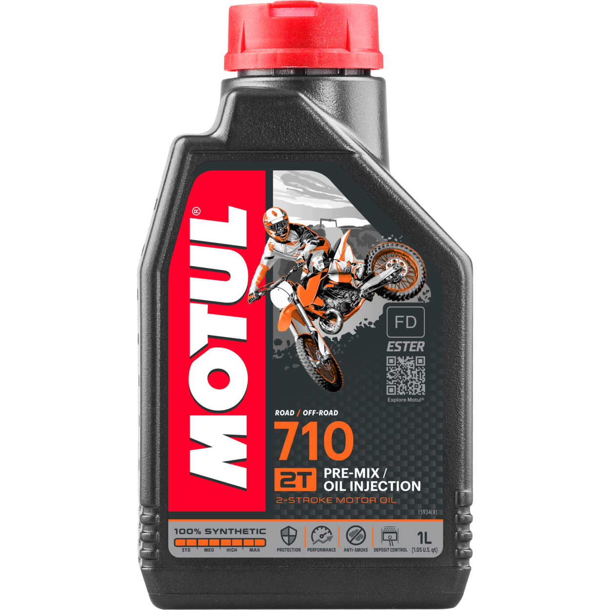 104203 MOTUL (モチュール) 7100 4T MA2 10W40 1L バイク用100化学合成 ...