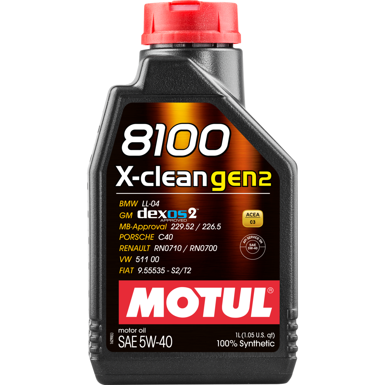 MOTUL 8100 X-CLEAN GEN2 5W-40 - Motul