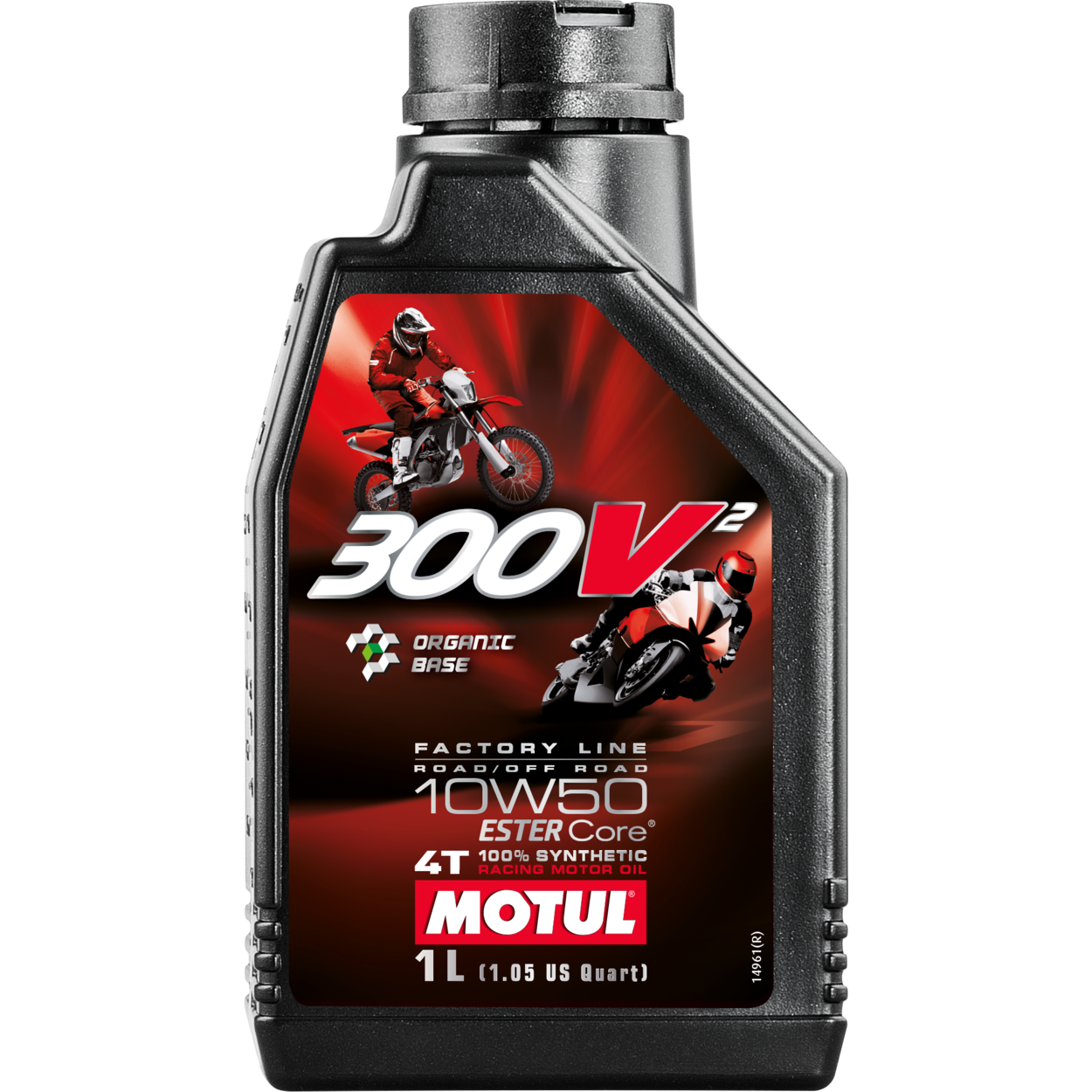 Aceite 300V 10W30 Motul motores DE PIT BIKE competición.