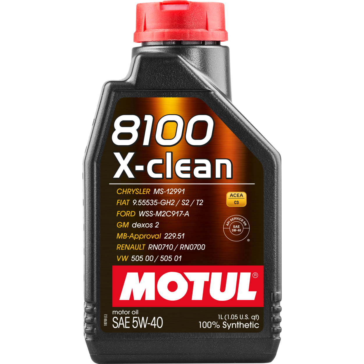 OLEJ MOTUL 8100 X-CLEAN 5W40 C3 6L