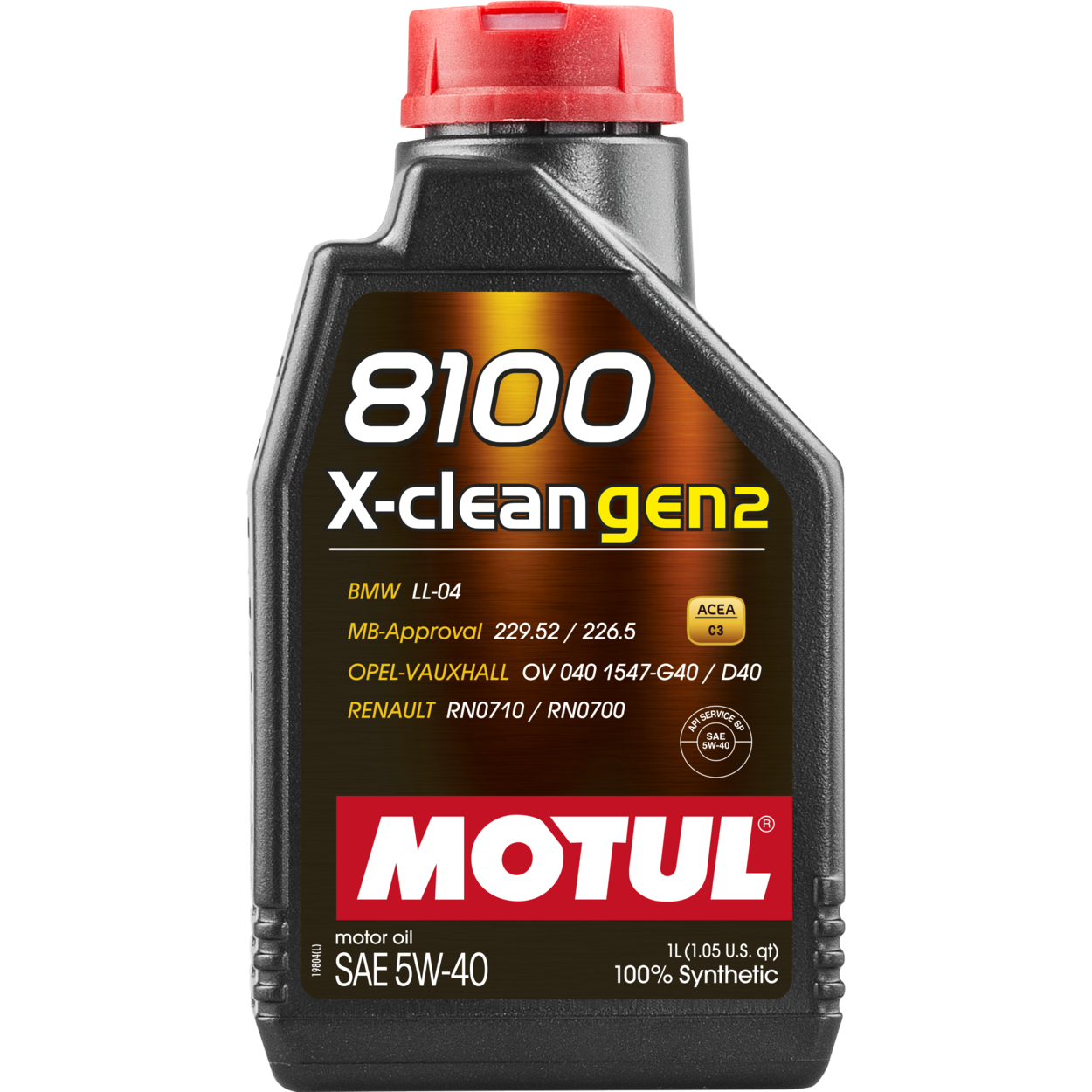 メンテナンス用品MOTUL モチュール 8100 X-CLEAN GEN2 5W-40 ...