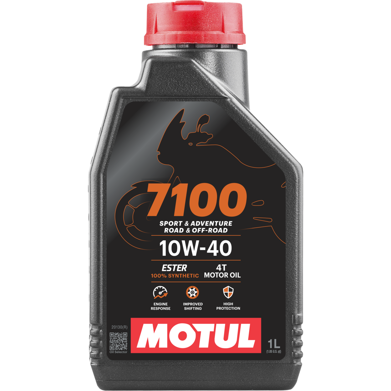 1 LT OLIO MOTORE MOTUL 7100 10W40 4T 100% SINTETICO