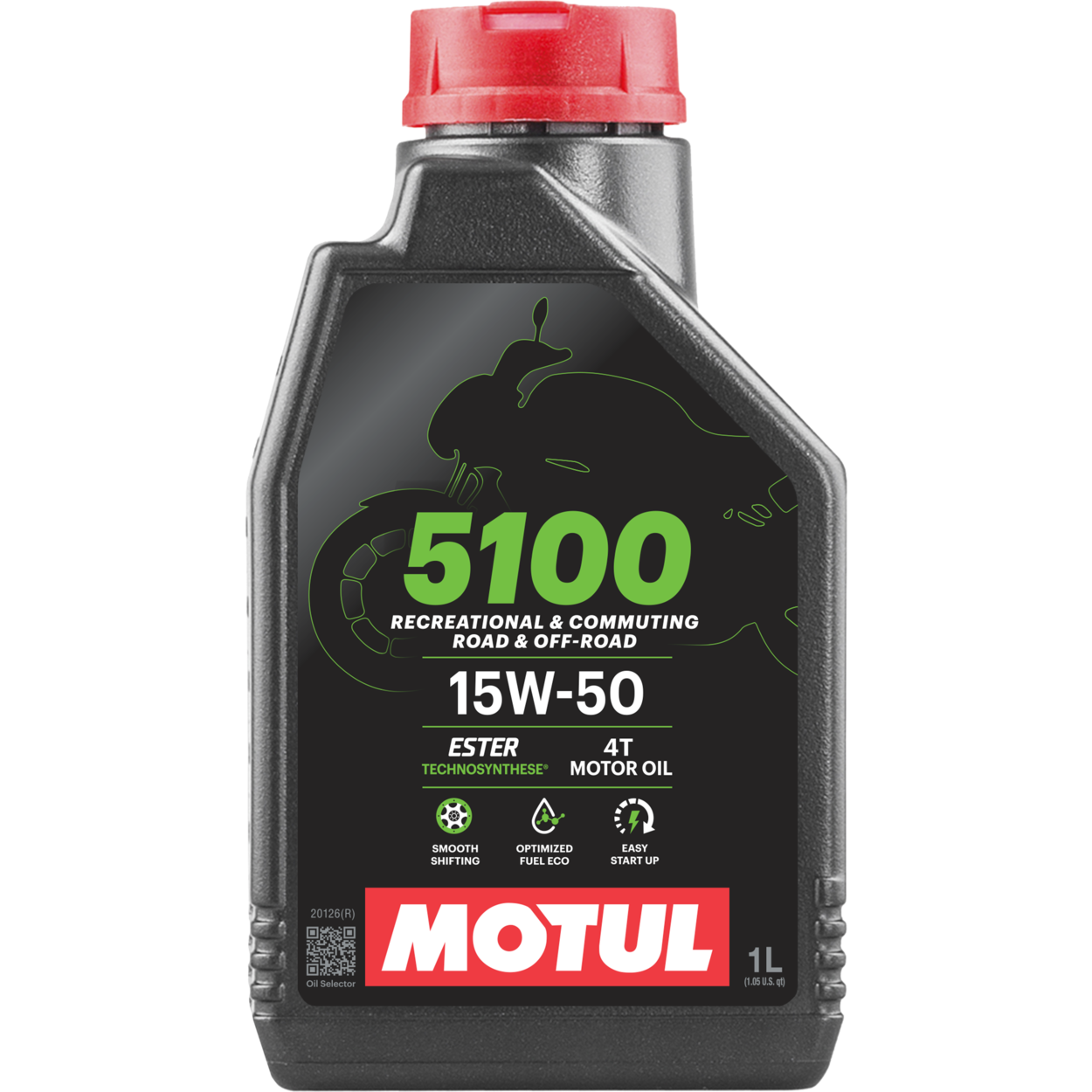 104176 MOTUL (モチュール) 5100 4T MA2 10W40 バイク用化学合成オイル 1L - オイル、ケミカル